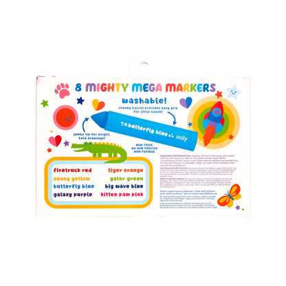 OOLY Mighty Mega Markers set of 8 in packaging