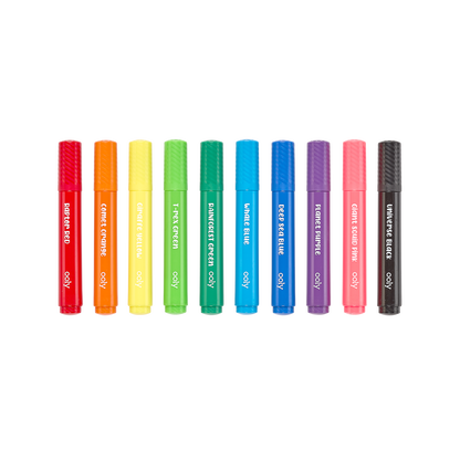 OOLY Big Bright Brush Markers outside of packaging