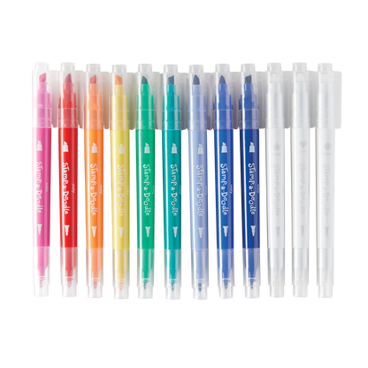 OOLY view of Stamp-A-Doodle Double-Ended Markers without package