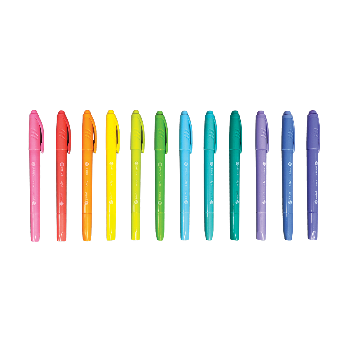 OOLY Pastel Hues Dual Tip Markers view of markers out of packaging