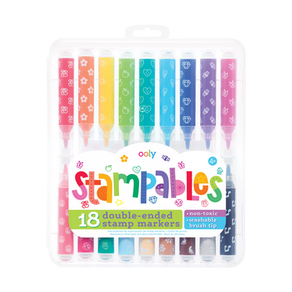 Stampables Double Ended Stamp Markers - Set of 18