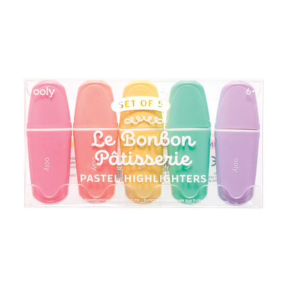 OOLY Le Bonbon Patisserie Pastel Highlighters in packaging