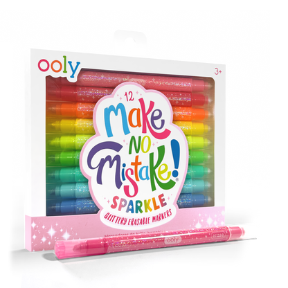 Make no Mistake!: Glittery Erasable Markers (Set of 12)