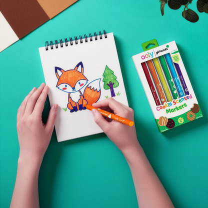 OOLY x Girl Scouts: Cookie Scented Markers (Set of 6)