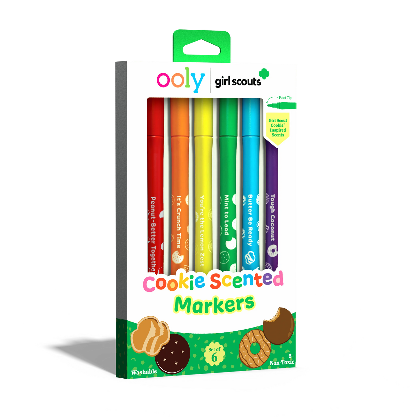 OOLY x Girl Scouts: Cookie Scented Markers (Set of 6)