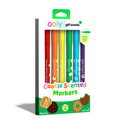 OOLY x Girl Scouts: Cookie Scented Markers (Set of 6)