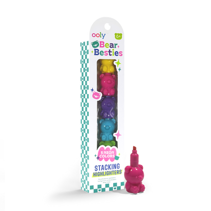 Bear Besties: Stacking Highlighters - Single (1 Stick / Box)