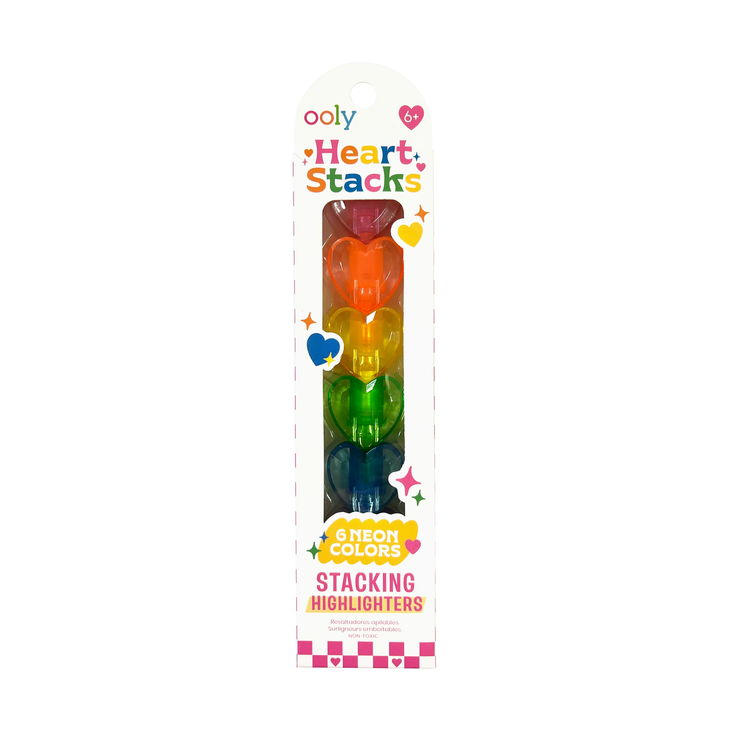 Heart Stacks: Stacking Highlighters - Single (1 Stick / Box)