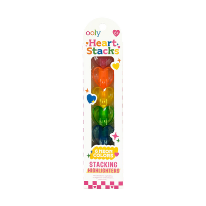 Heart Stacks: Stacking Highlighters - Single (1 Stick / Box)