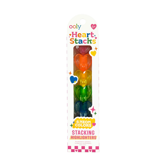 Heart Stacks: Stacking Highlighters - Single (1 Stick / Box)