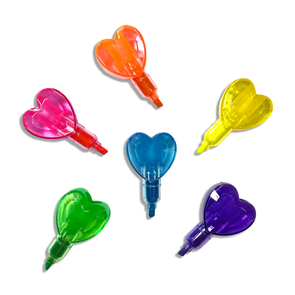 Heart Stacks: Stacking Highlighters - Single (1 Stick / Box)