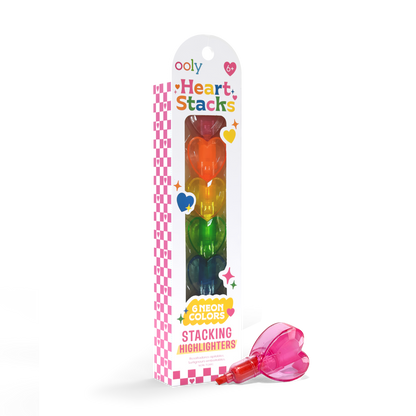 Heart Stacks: Stacking Highlighters - Single (1 Stick / Box)