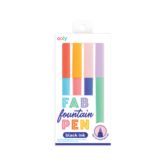 OOLY new packaging image of Fab Fountain Pens - set of 4