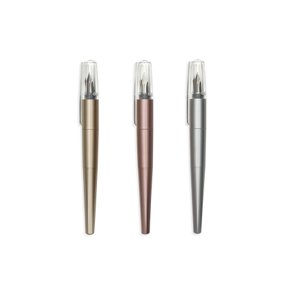Modern Script: Black Ink Fountain Pens + Journal (4 PC Set)