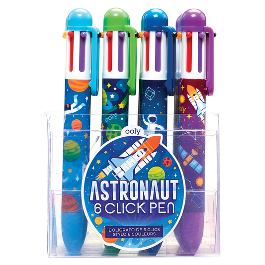 Astronaut: 6 Click Pen (Assorted Display of 24 Units)