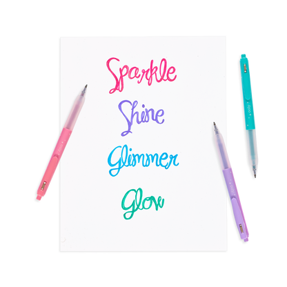 OOLY Oh My Glitter! Retractable Gel Pens color swatch