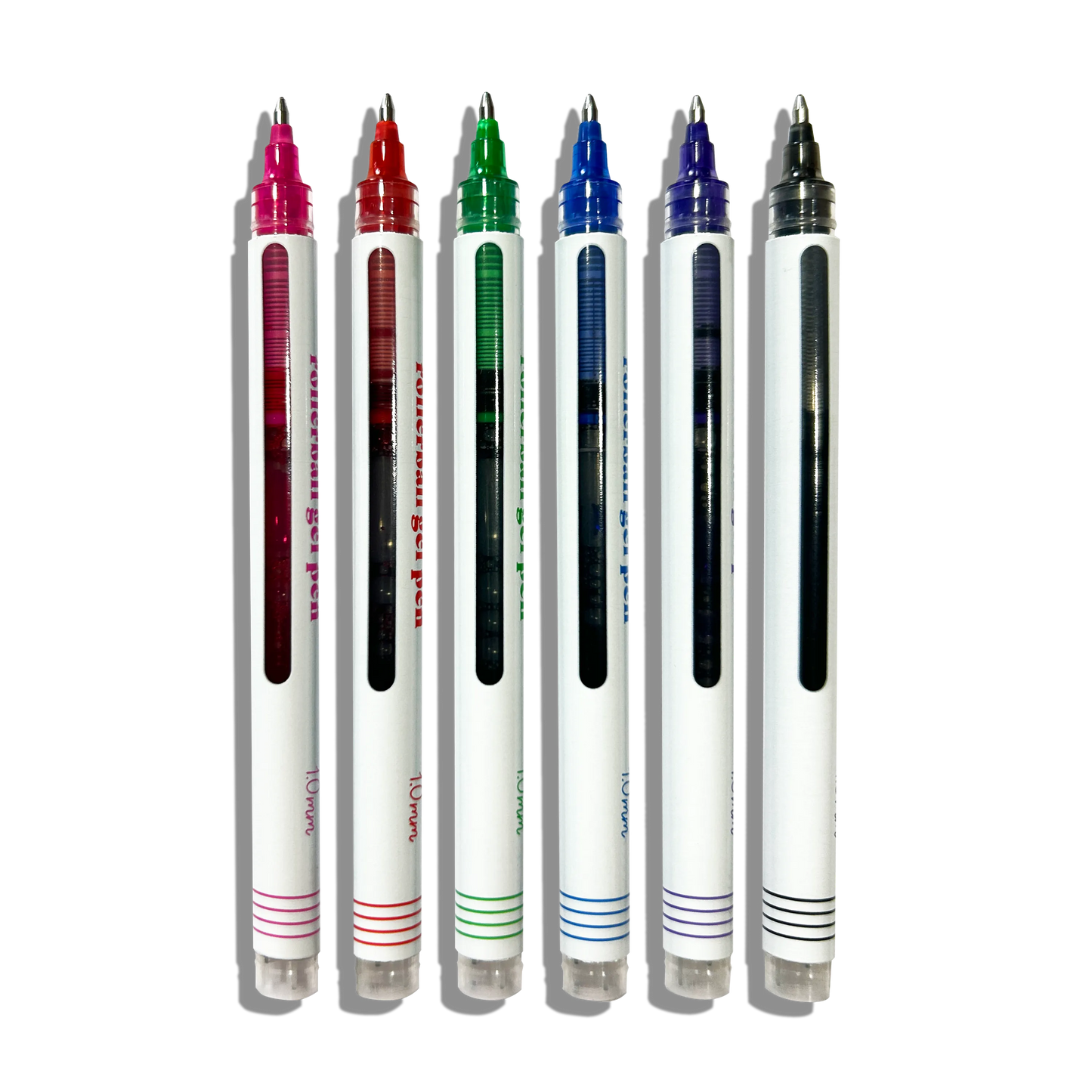 Seriously: Smooth Rollerball Gel Pens (Set of 6)