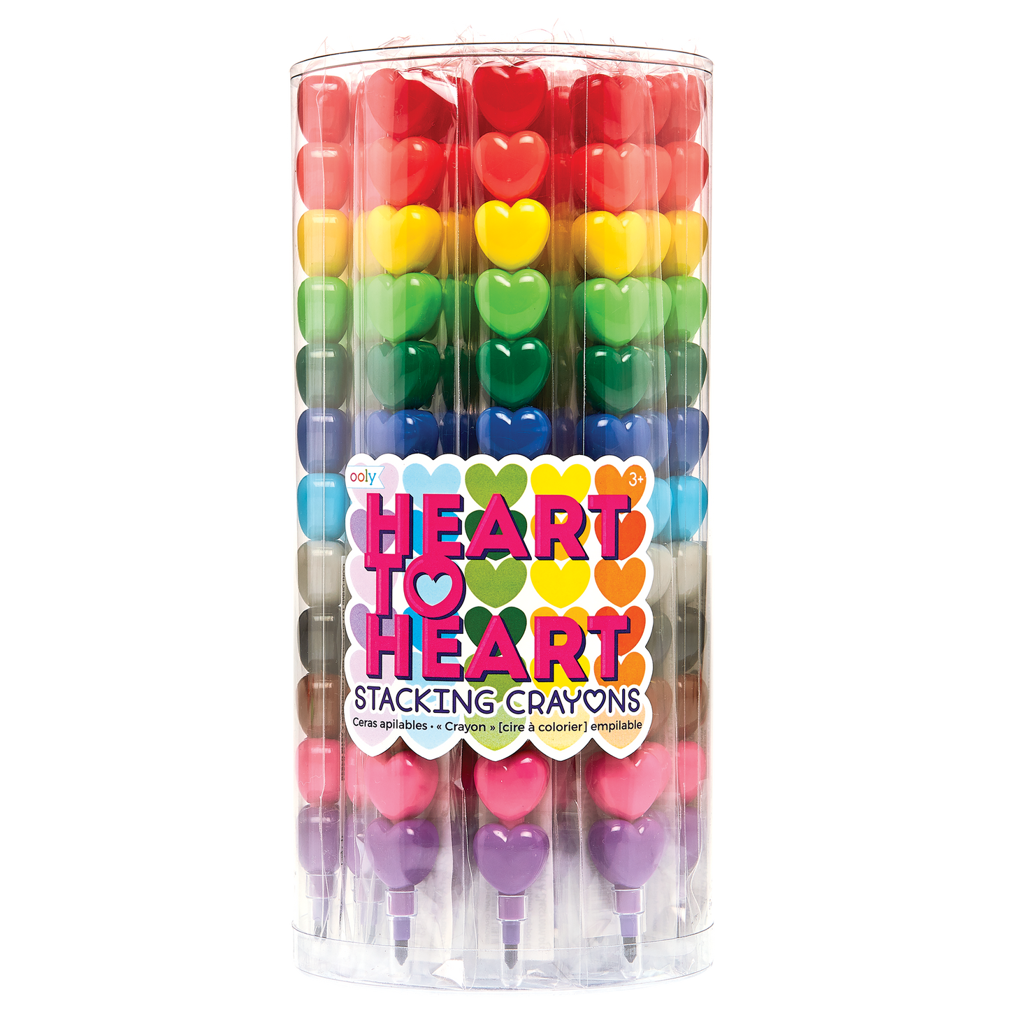 Heart To Heart: Stacking Crayons (Tub of 24 Sticks)