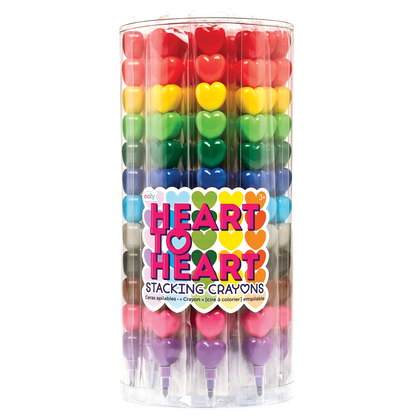 Heart To Heart: Stacking Crayons (Tub of 24 Sticks)