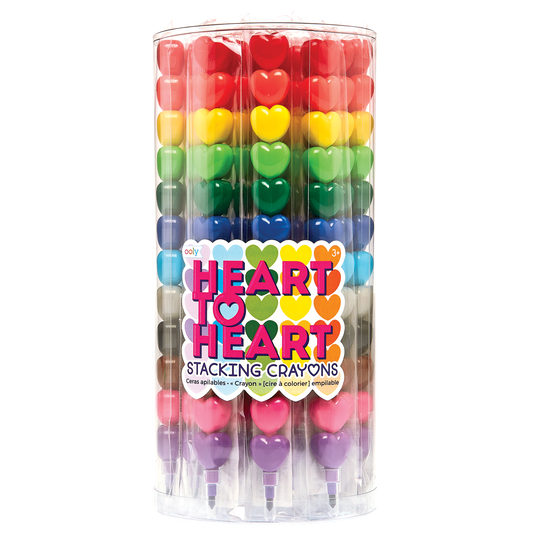 Heart To Heart: Stacking Crayons (Tub of 24 Sticks)