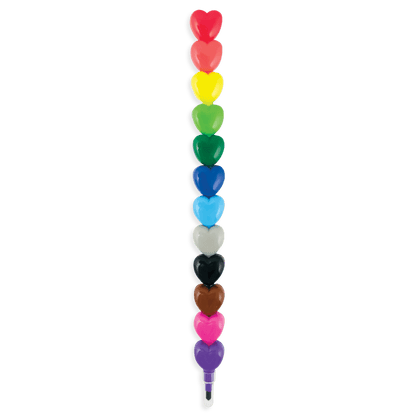 Heart To Heart: Stacking Crayons (Tub of 24 Sticks)