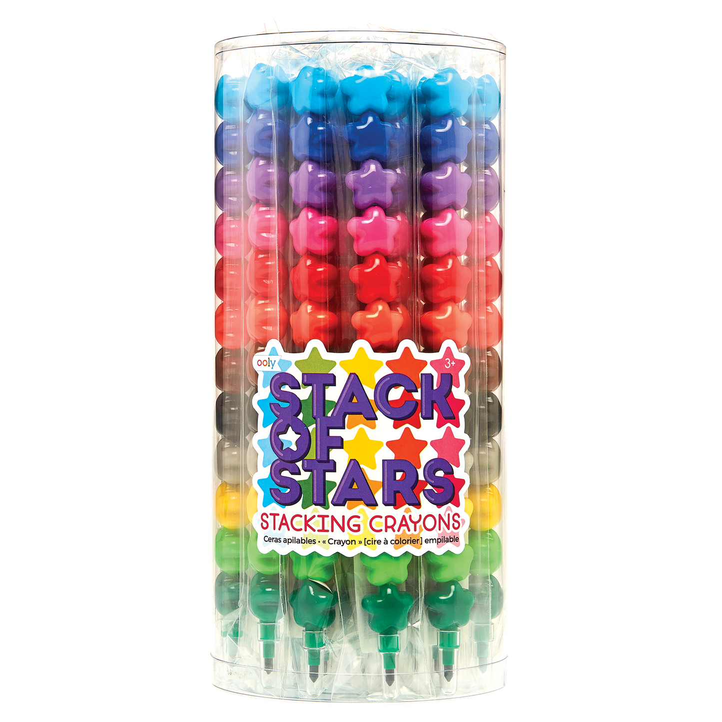 Stack Of Stars: Stacking Crayons (Tub of 24 Sticks)