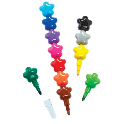 Stack Of Stars: Stacking Crayons (Tub of 24 Sticks)