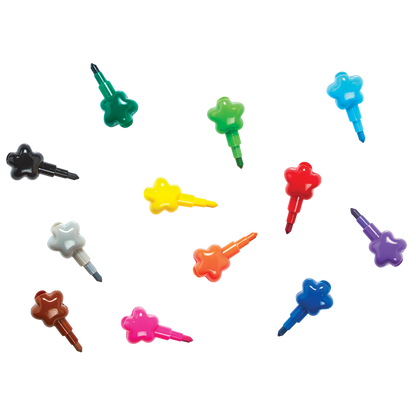 Stack Of Stars: Stacking Crayons (Tub of 24 Sticks)