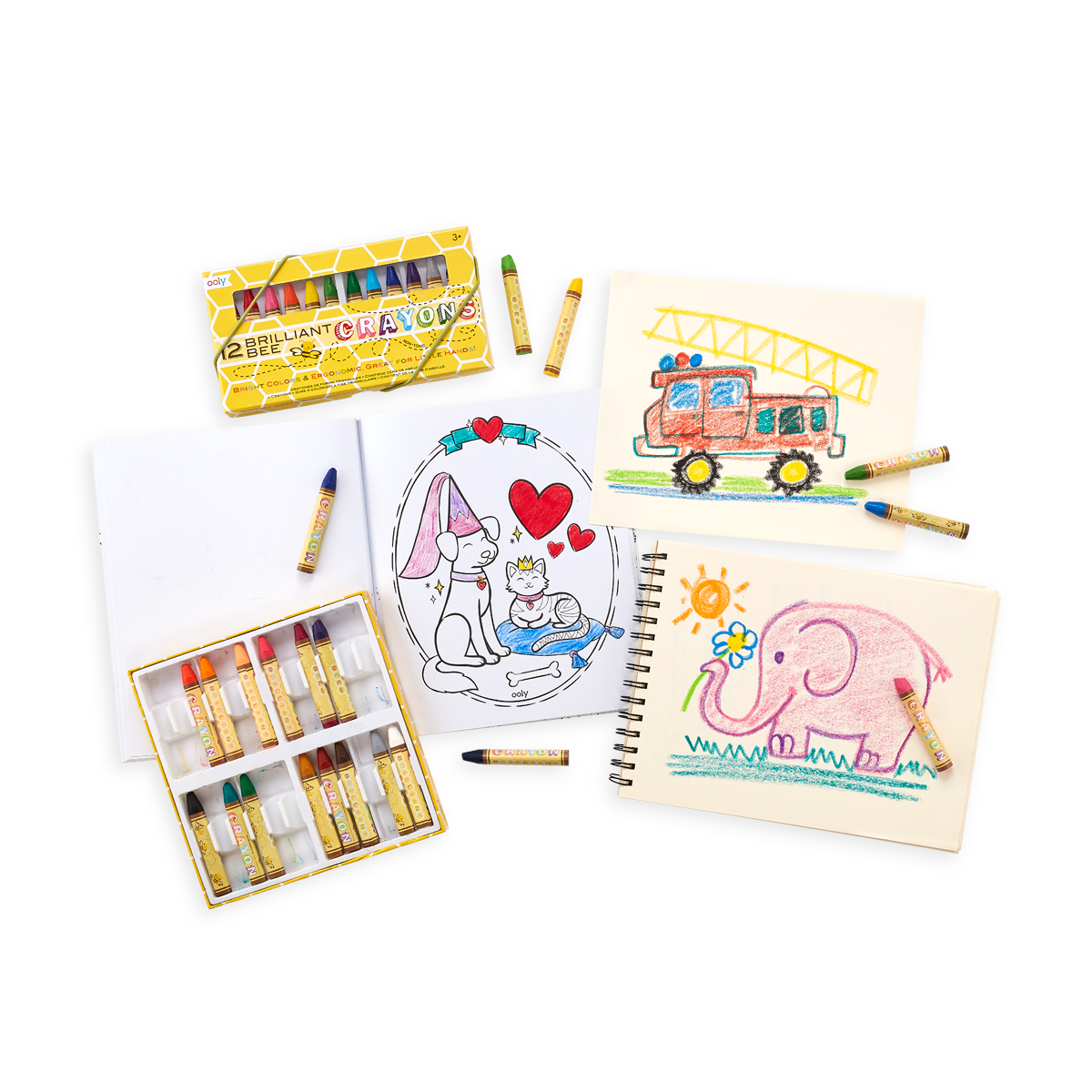 Brilliant Bee: Crayons (Set of 12)