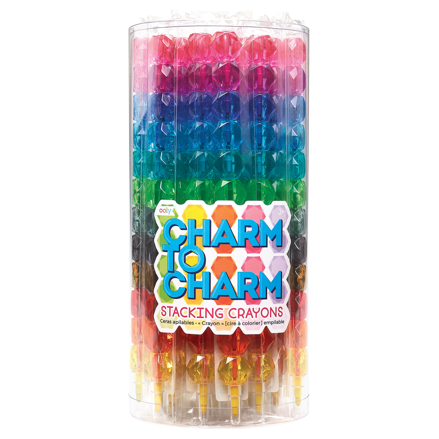 Charm To Charm: Stacking Crayons (Tub of 24 Sticks)