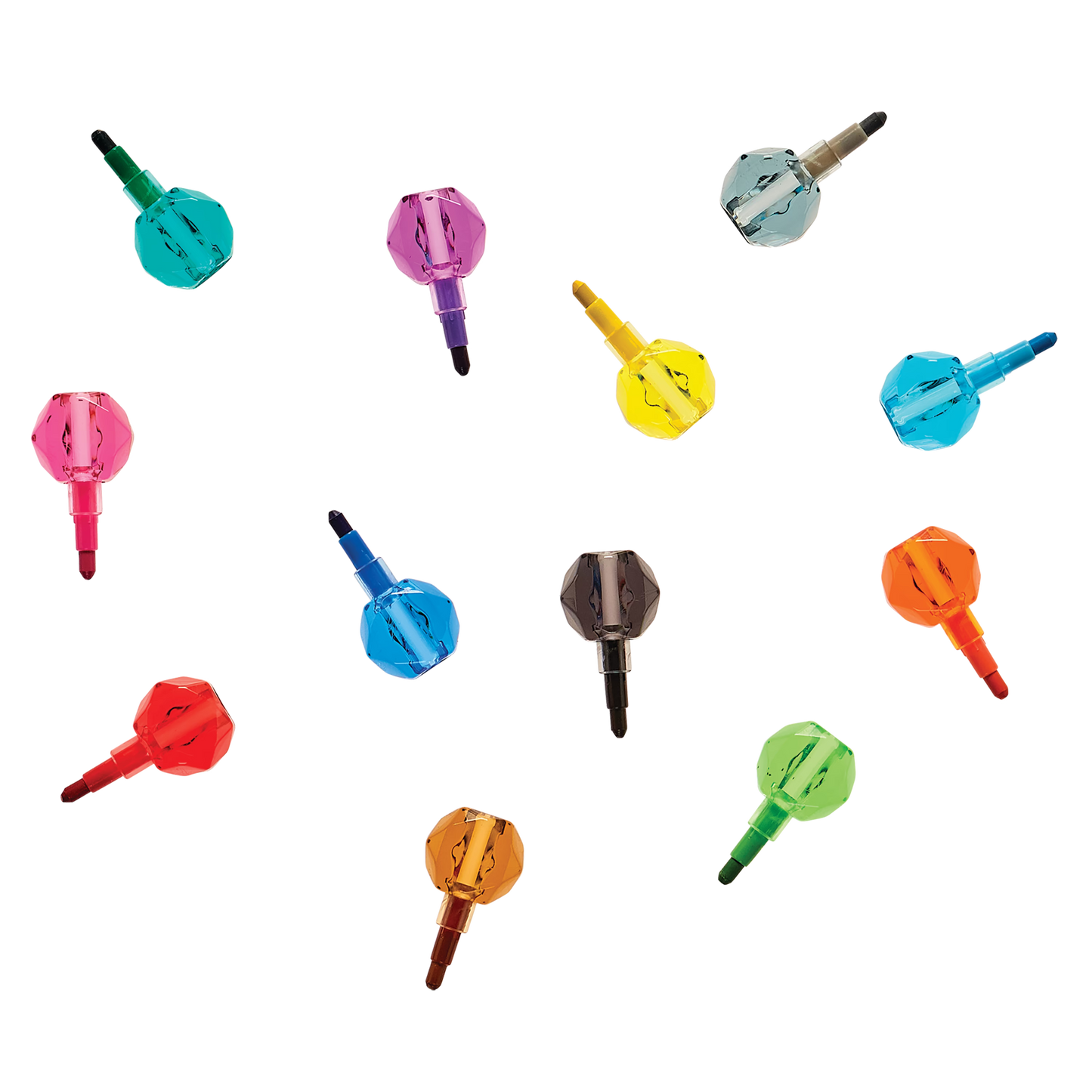 Charm To Charm: Stacking Crayons (Tub of 24 Sticks)
