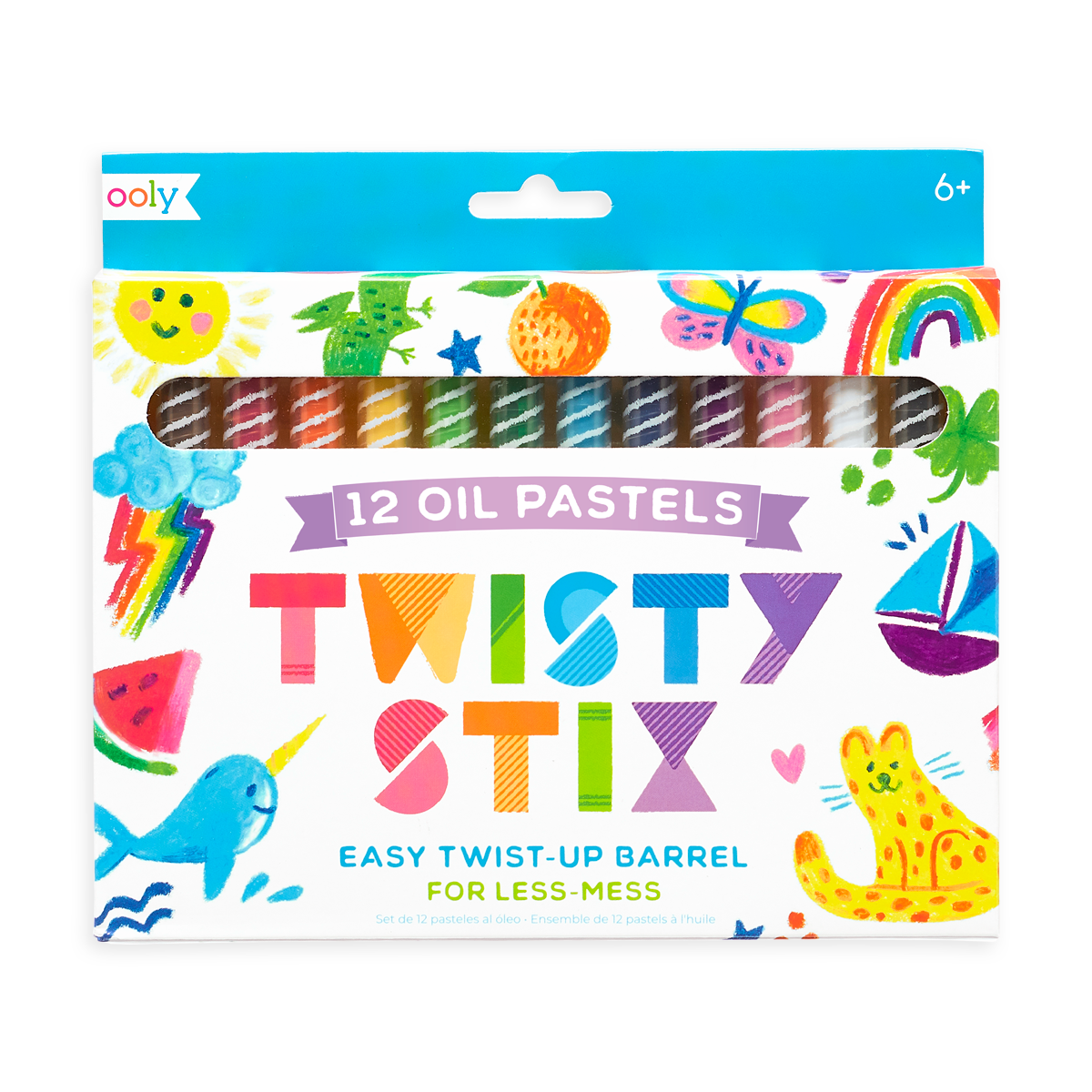 Twisty Stix: Oil Pastels (Set of 12)