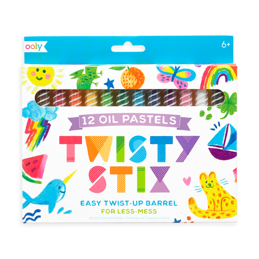 Twisty Stix: Oil Pastels (Set of 12)