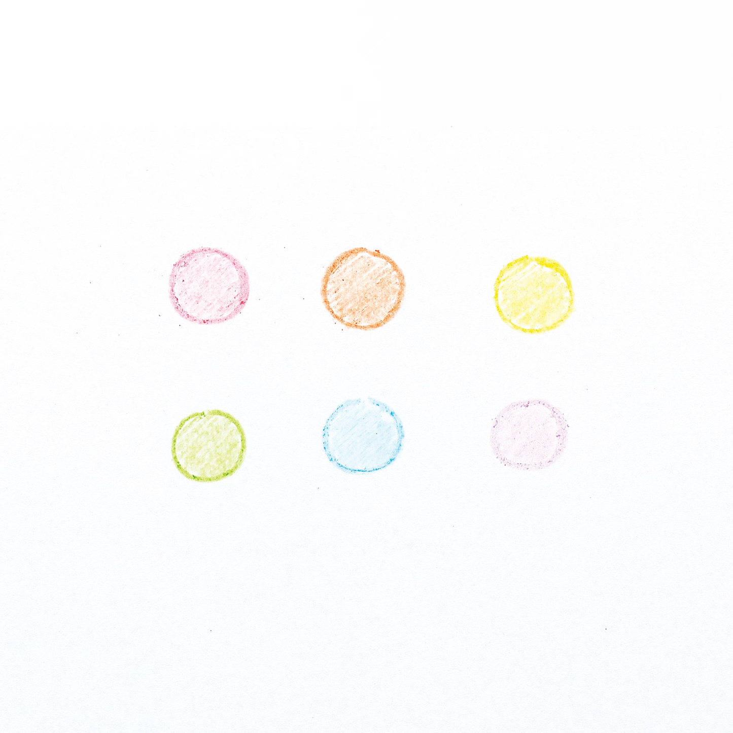 Rainbow Scoops: Stacking Erasable Crayons + Scented Eraser (Tub of 36 Sticks)