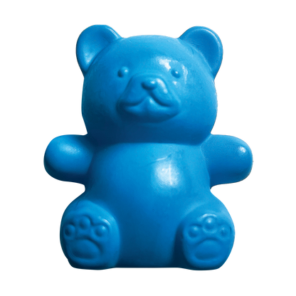 Blue Cuddly Cubs bear finger crayon