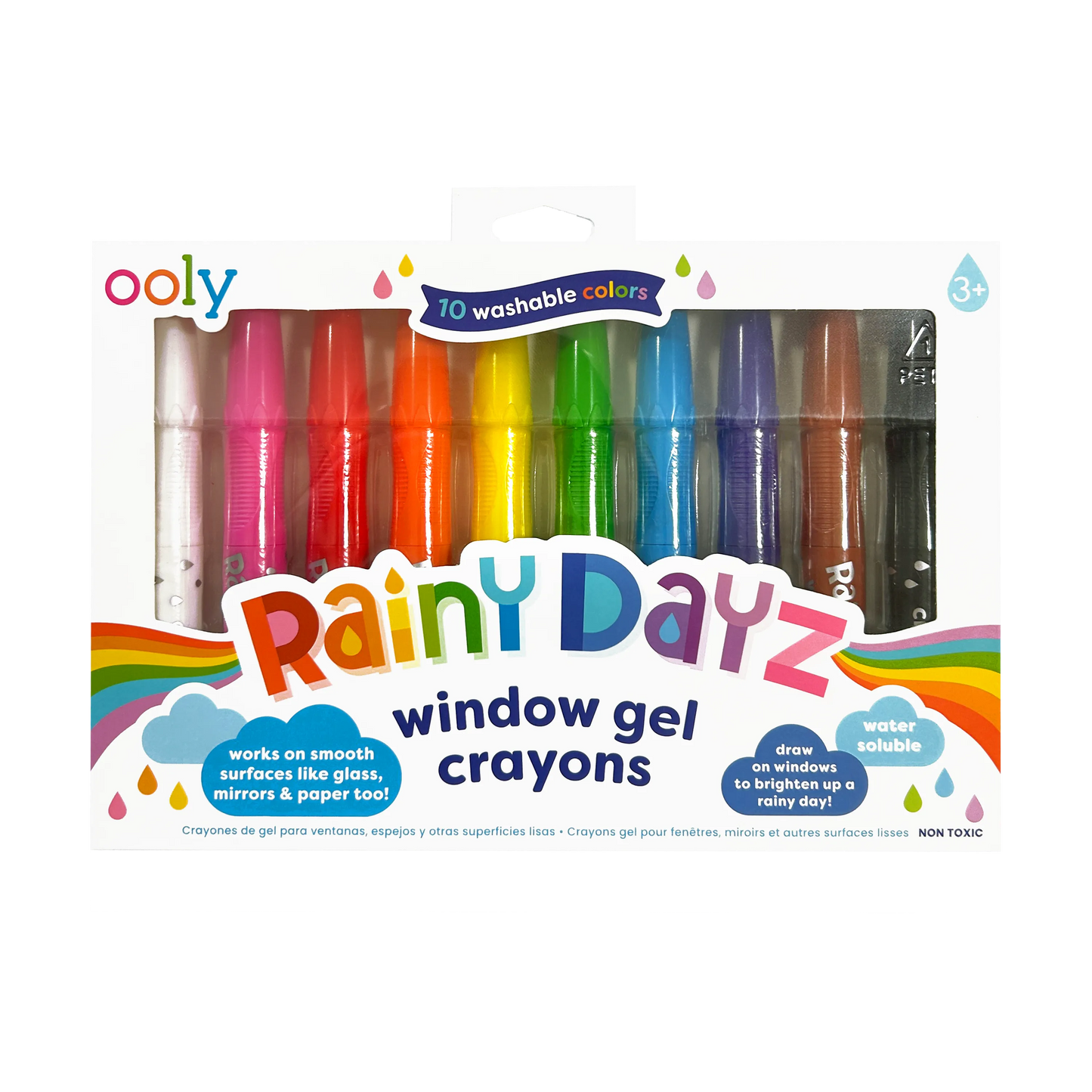 Rainy Dayz: Gel Crayons (Set of 10)