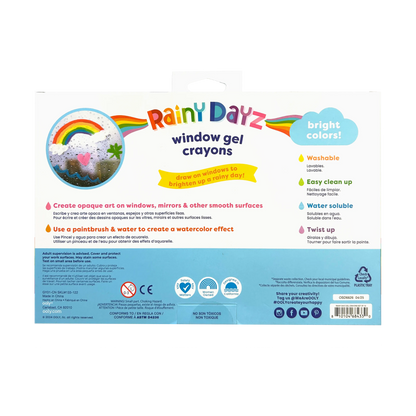 Rainy Dayz: Gel Crayons (Set of 10)