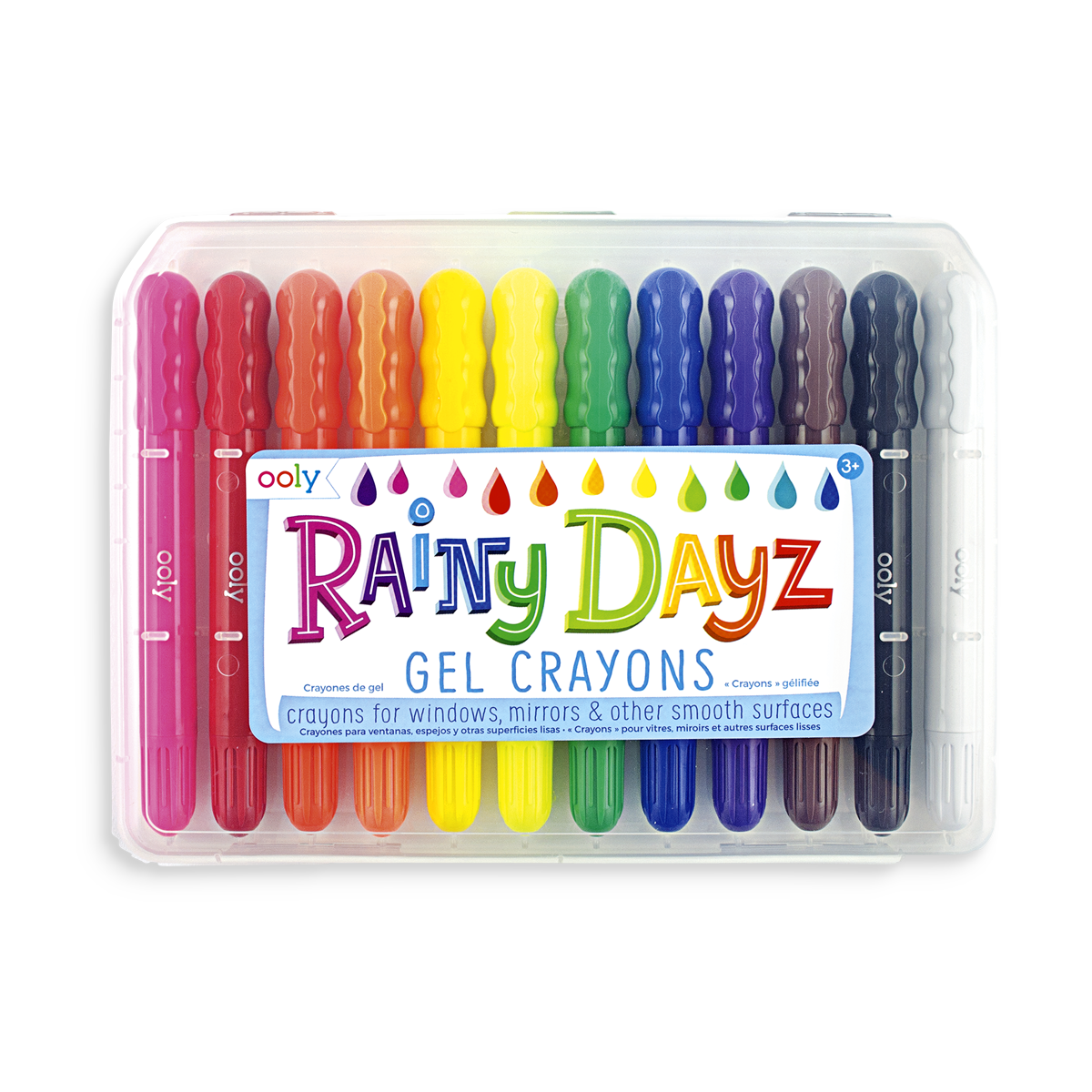 Rainy Dayz: Gel Crayons (Set of 12)