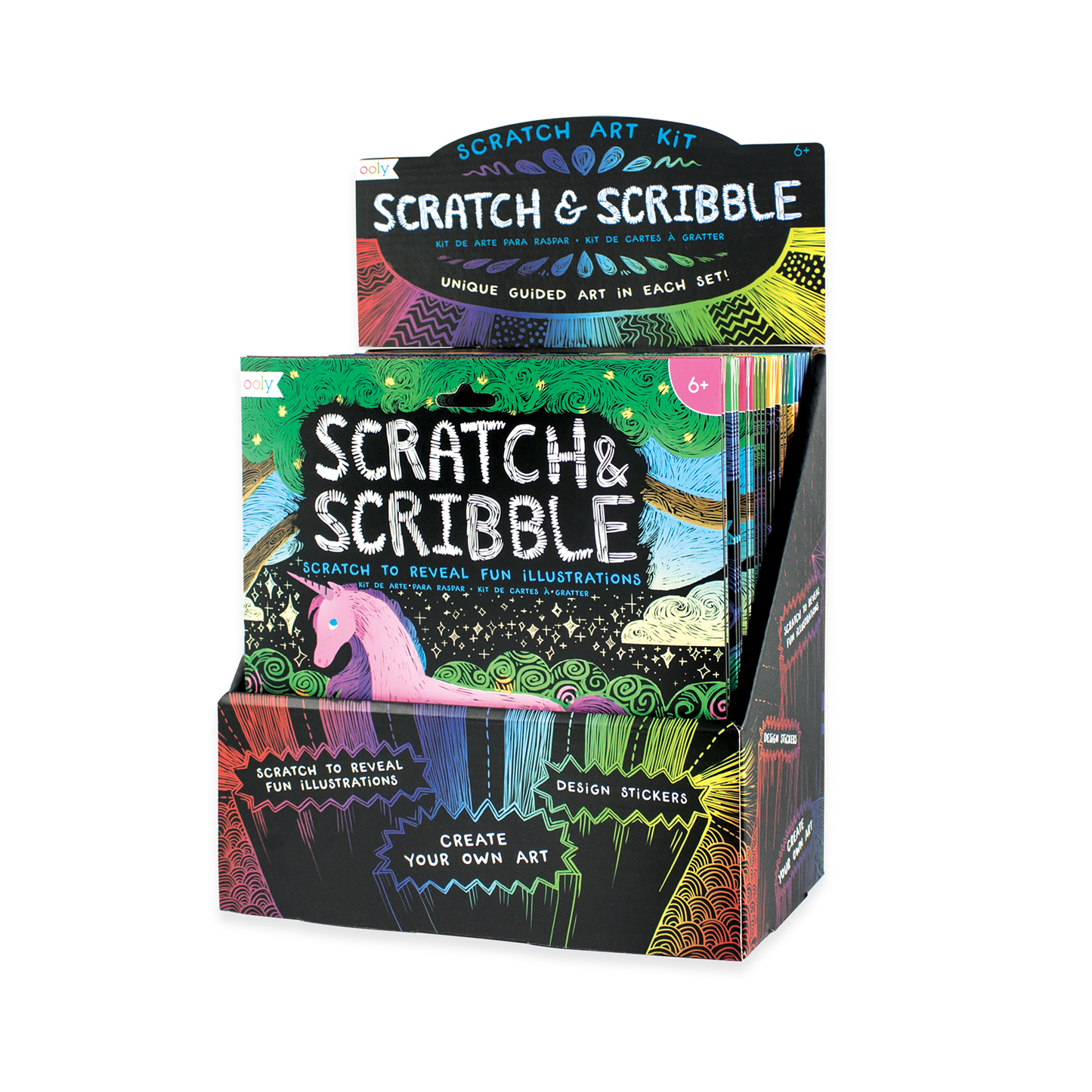 Scratch & Scribble: Pre-Loaded Display (24 Sets)