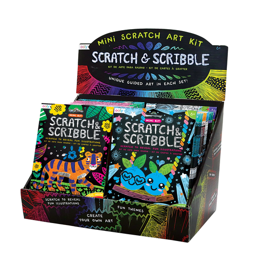 Scratch & Scribble Mini: Display - Empty (Holds 48 Sets)