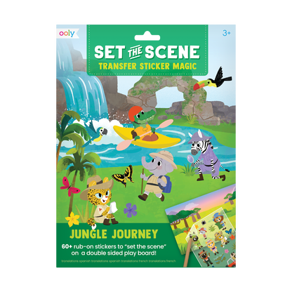 OOLY Set The Scene Transfer Stickers Magic - Jungle Journey in packaging 