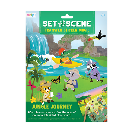 OOLY Set The Scene Transfer Stickers Magic - Jungle Journey in packaging 
