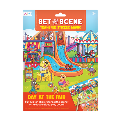 OOLY Set The Scene Transfer Stickers Magic - Day At The Fair in packaging
