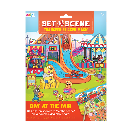 OOLY Set The Scene Transfer Stickers Magic - Day At The Fair in packaging