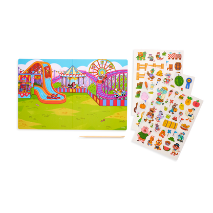 OOLY Set The Scene Transfer Stickers Magic - Day At The Fair out of packaging