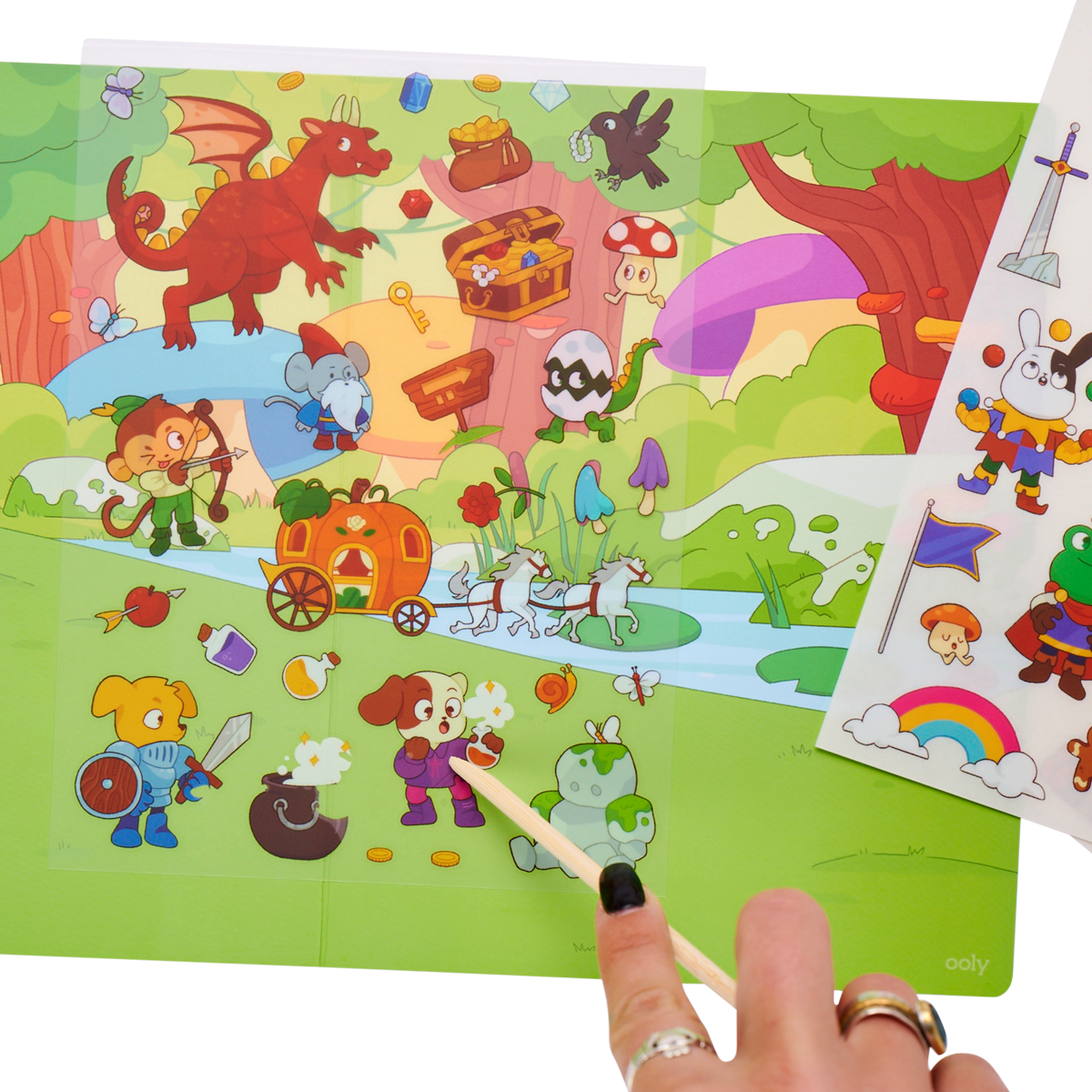 Set The Scene Transfer Stickers Magic - Magical Forest