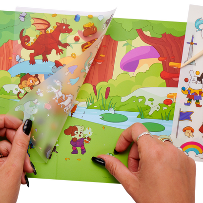 Set The Scene Transfer Stickers Magic - Magical Forest