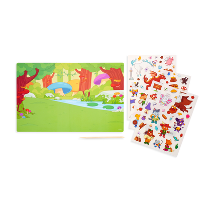 Set The Scene Transfer Stickers Magic - Magical Forest