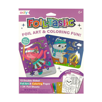 Foil-tastic: Foil Art & Coloring Fun - Meow Moments (36 PC Set)