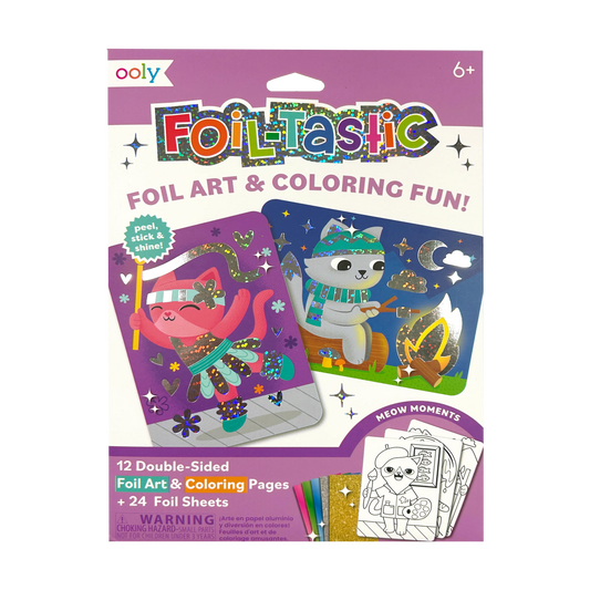 Foil-tastic: Foil Art & Coloring Fun - Meow Moments (36 PC Set)